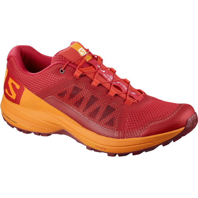 Salomon Singapore Mens Trail Running Shoes - XA ELEVATE Red/Orange | 80294-ELVF